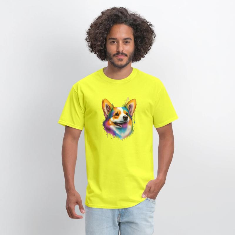 dog head, animal mascot, T-shirt design, clean