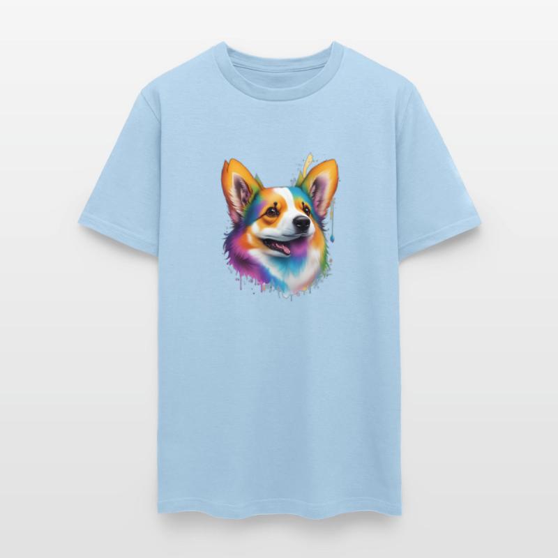 dog head, animal mascot, T-shirt design, clean
