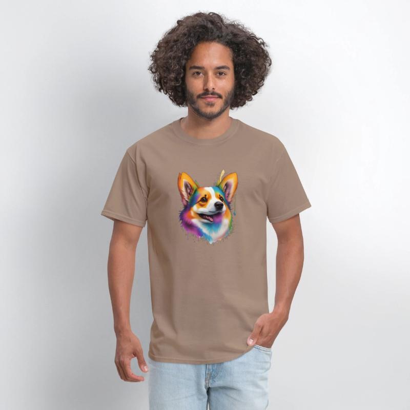 dog head, animal mascot, T-shirt design, clean