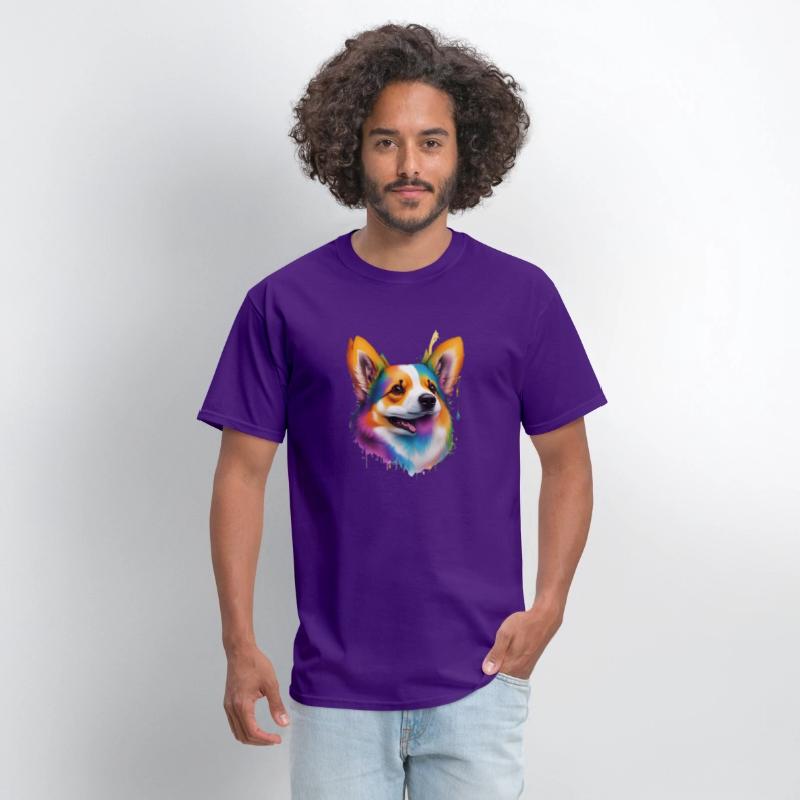 dog head, animal mascot, T-shirt design, clean