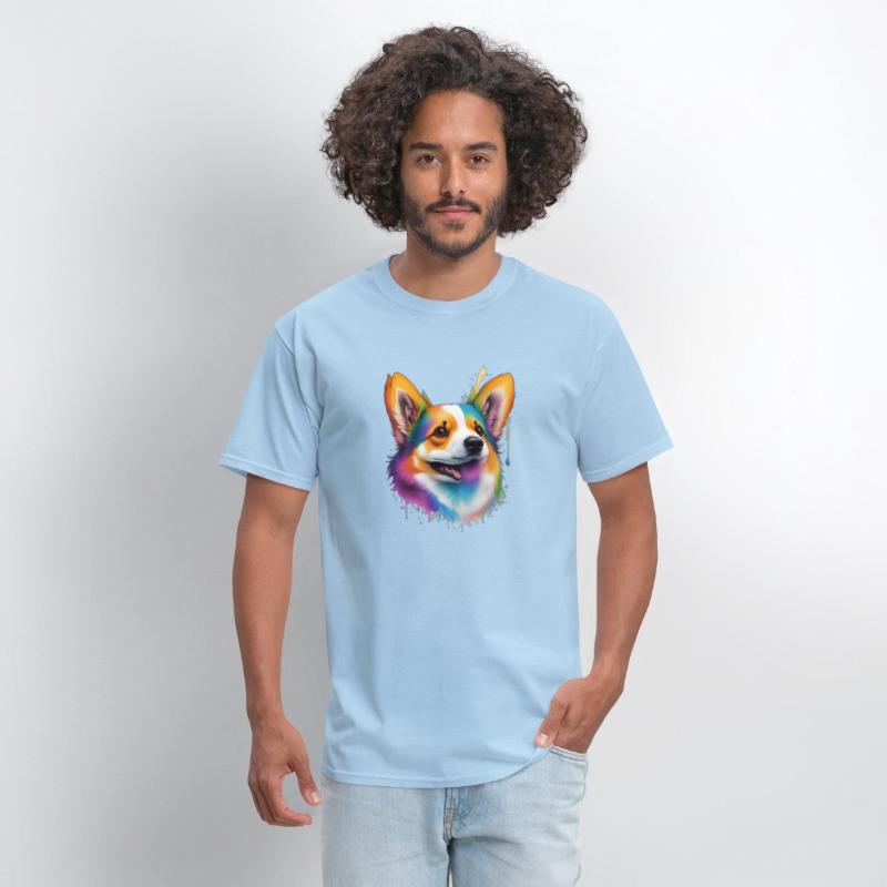 dog head, animal mascot, T-shirt design, clean