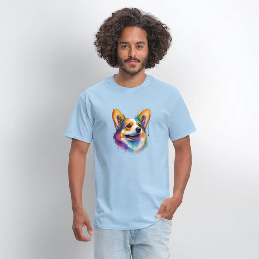 dog head, animal mascot, T-shirt design, clean
