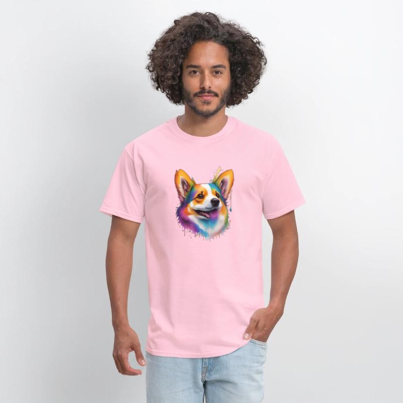 dog head, animal mascot, T-shirt design, clean