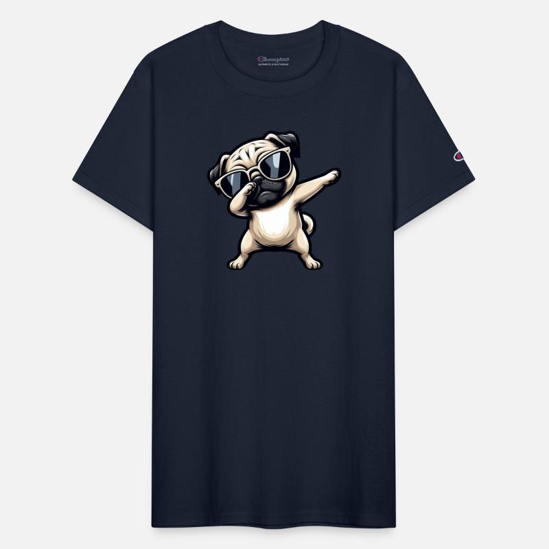Dog pug cool dab dabbing