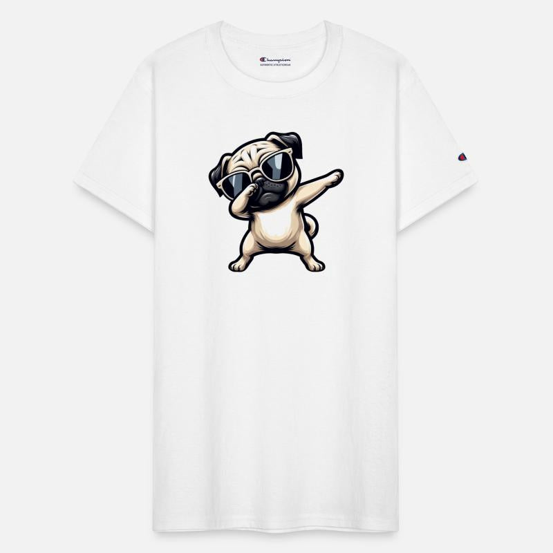 Dog pug cool dab dabbing