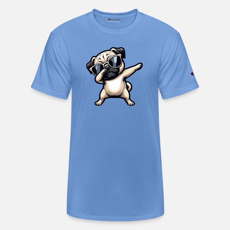 Dog pug cool dab dabbing