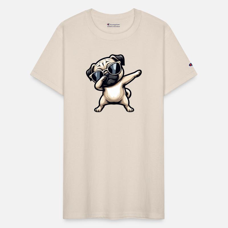 Dog pug cool dab dabbing
