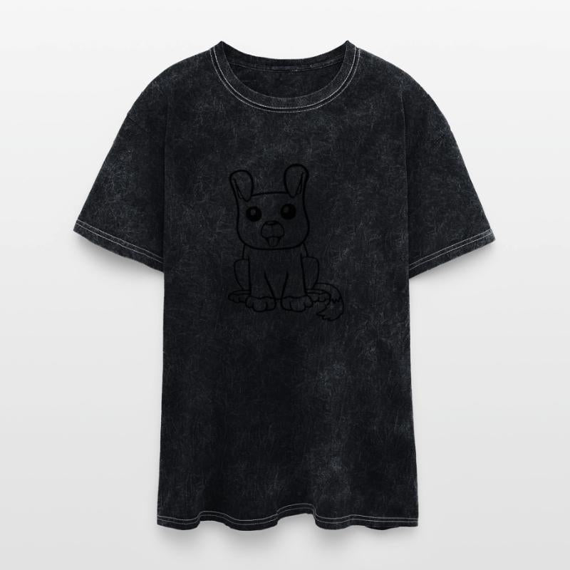 Dog Sits Cute Little Happy Puppy Pet Friendly Fun