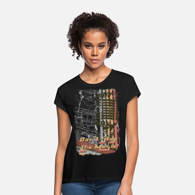 Don't Stop The Music Retro Design