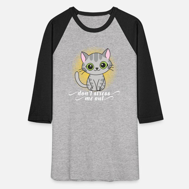 Dont stress me out cute cartoon kitty