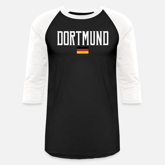 Dortmund Germany Flag White Text