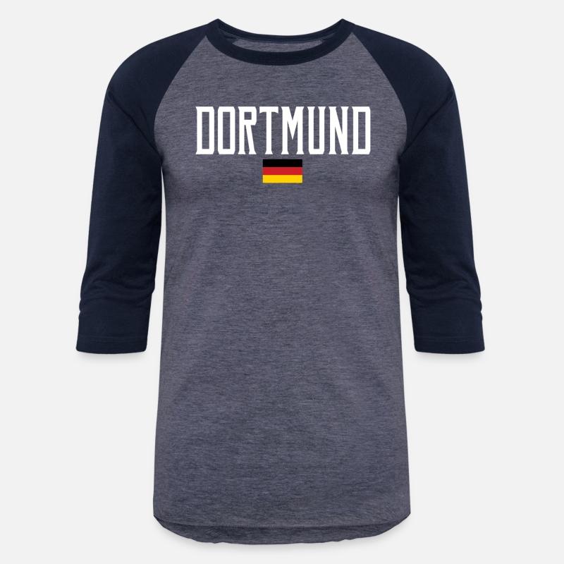 Dortmund Germany Flag White Text