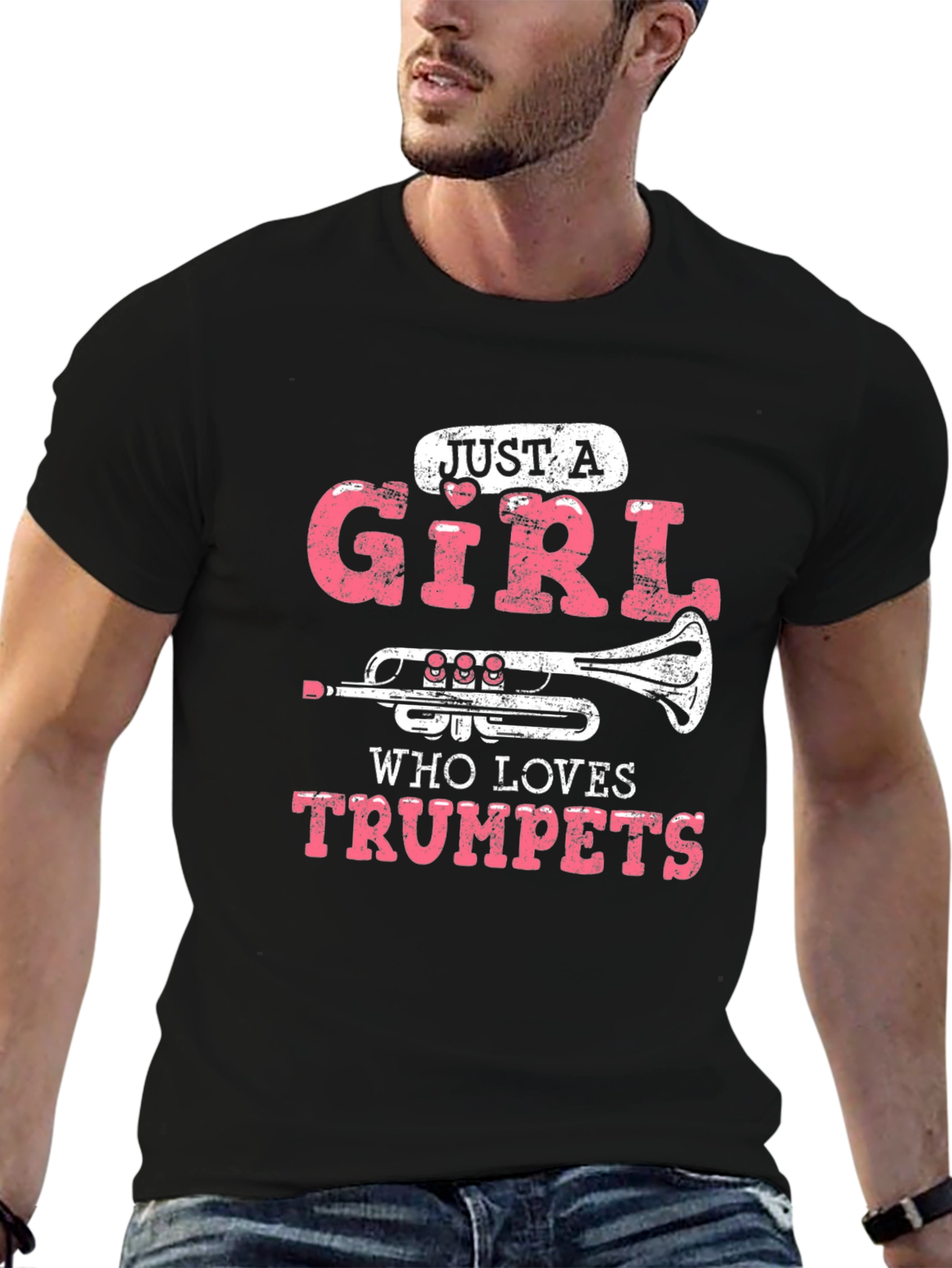 Just A Girl Who Loves Trumpets T-Shirt