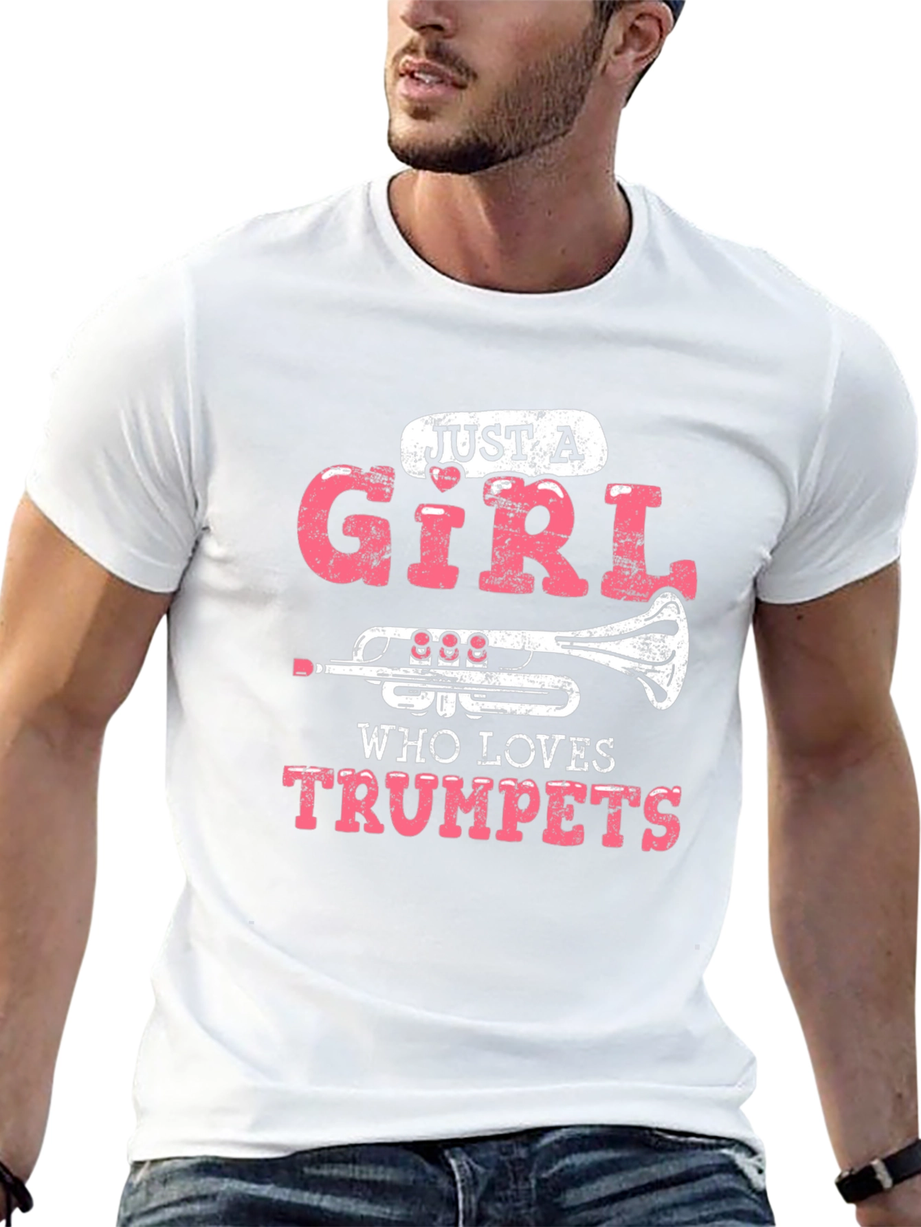 Just A Girl Who Loves Trumpets T-Shirt