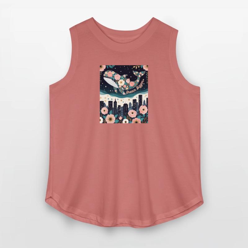 Dream Bigger Whale T-Shirt – Floral Whale Floating