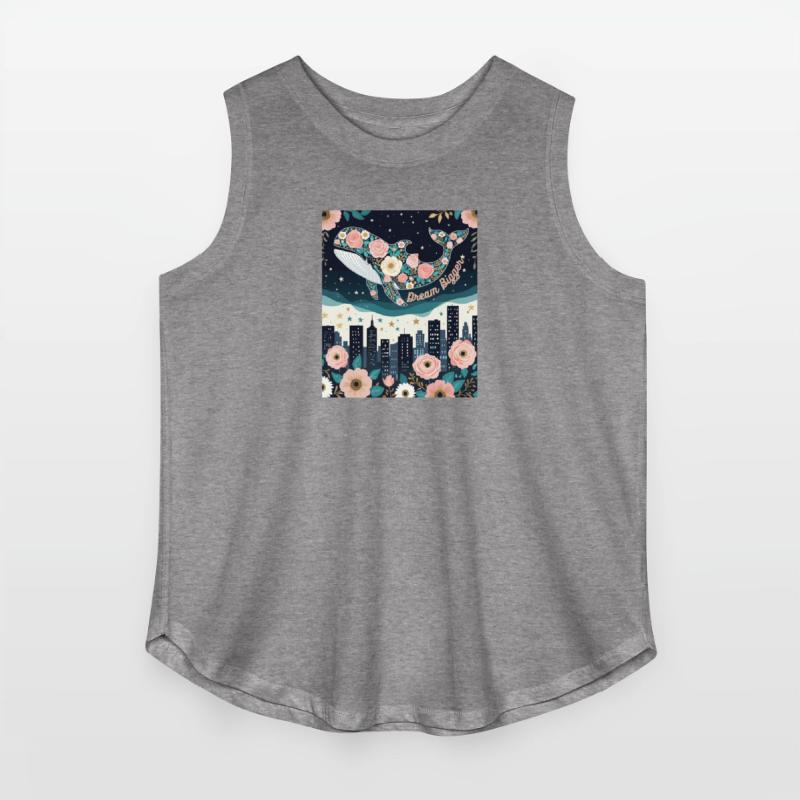 Dream Bigger Whale T-Shirt – Floral Whale Floating