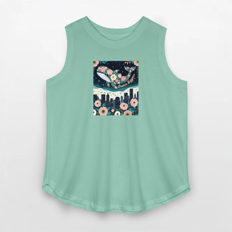 Dream Bigger Whale T-Shirt – Floral Whale Floating