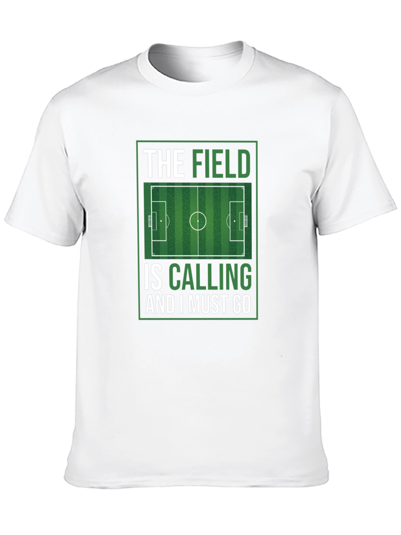 The Field is Calling Soccer Graphic T-Shirt