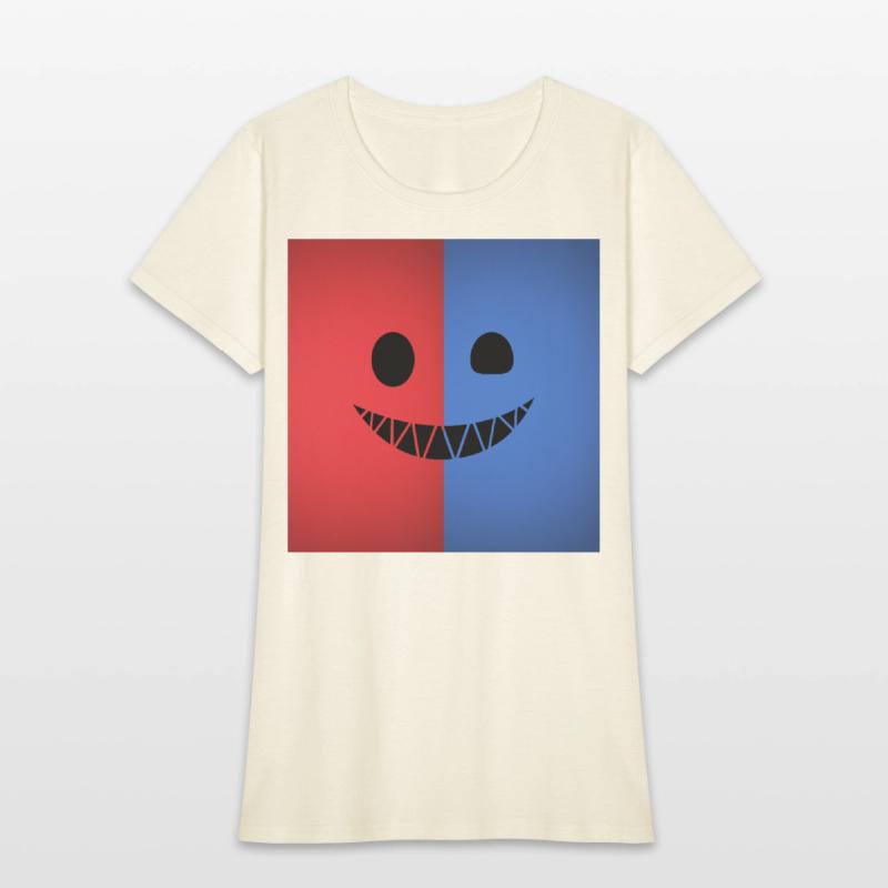 Dual Color Smiling Face Design