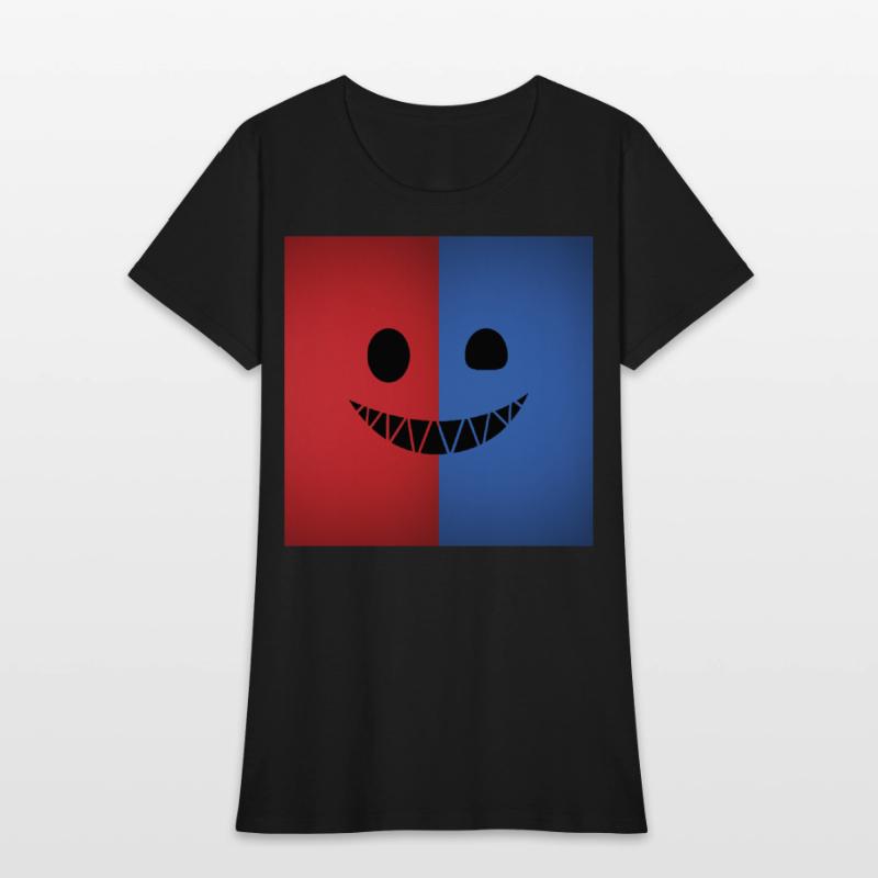 Dual Color Smiling Face Design