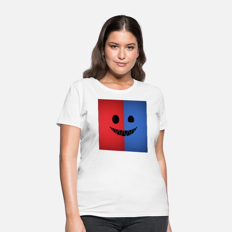 Dual Color Smiling Face Design