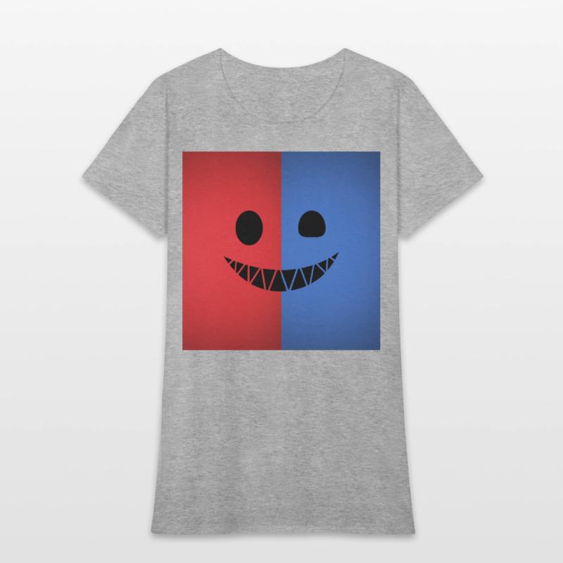 Dual Color Smiling Face Design