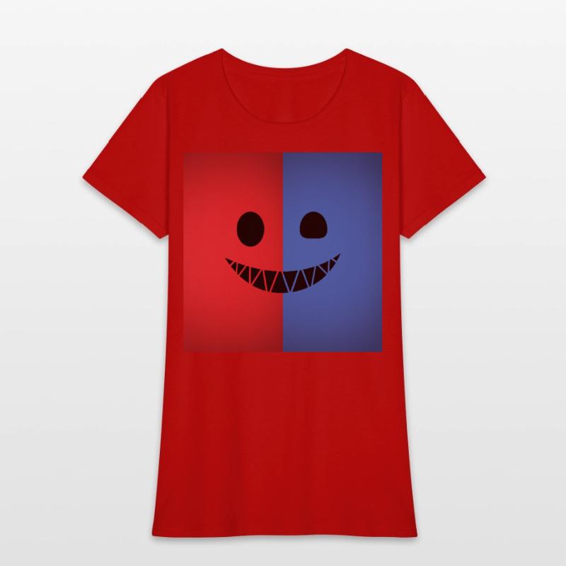 Dual Color Smiling Face Design