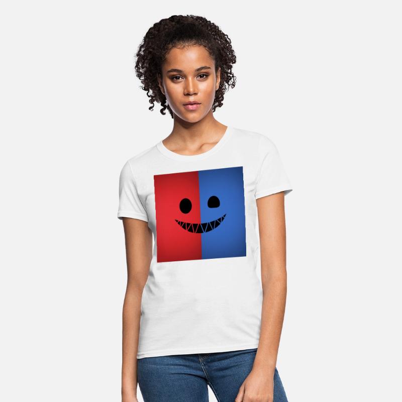 Dual Color Smiling Face Design