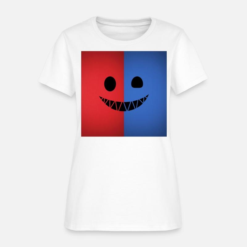 Dual Color Smiling Face Design