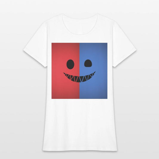 Dual Color Smiling Face Design