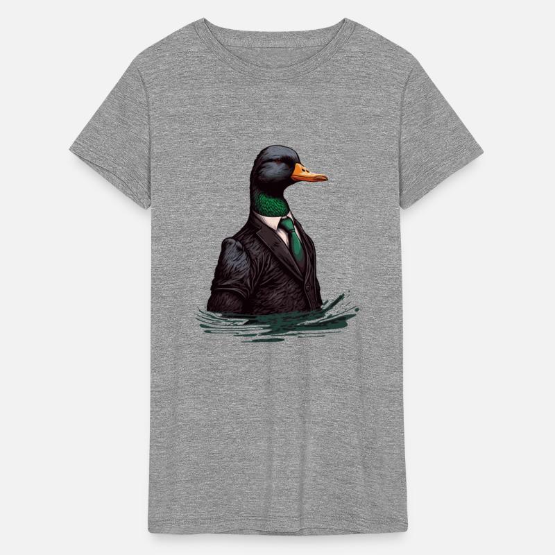 Duck in feather Suit