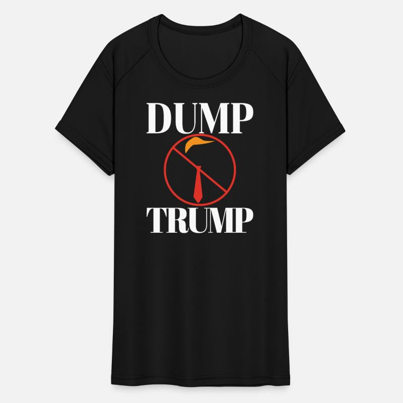 Dump Trump – Bold Political Statement - White Text