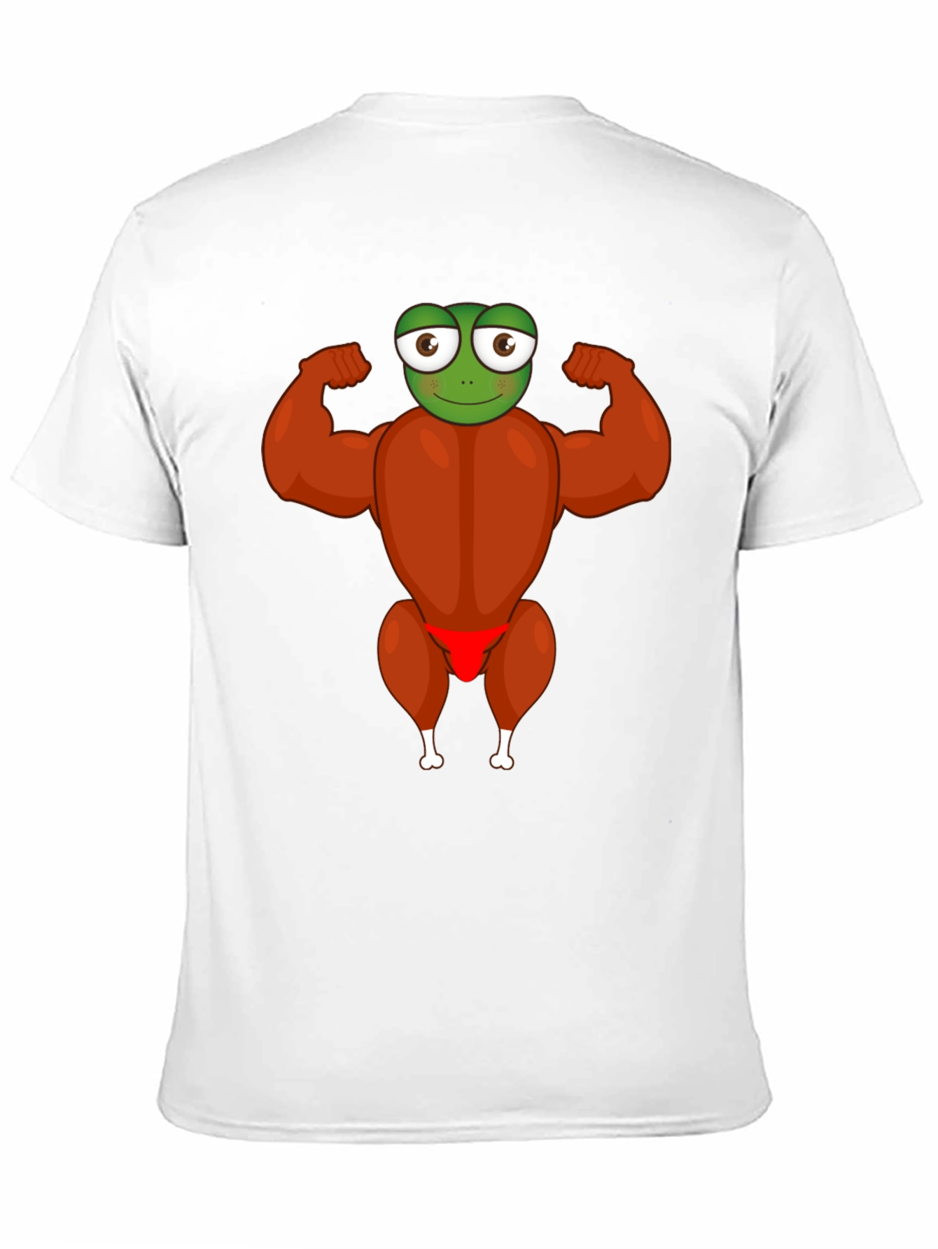 Funny Frog Turkey Bodybuilder T-Shirt