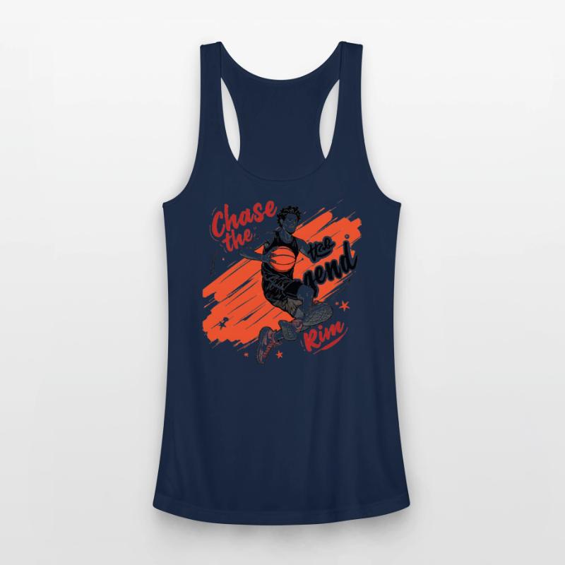 Dynamic Basketball Chaser Illustration