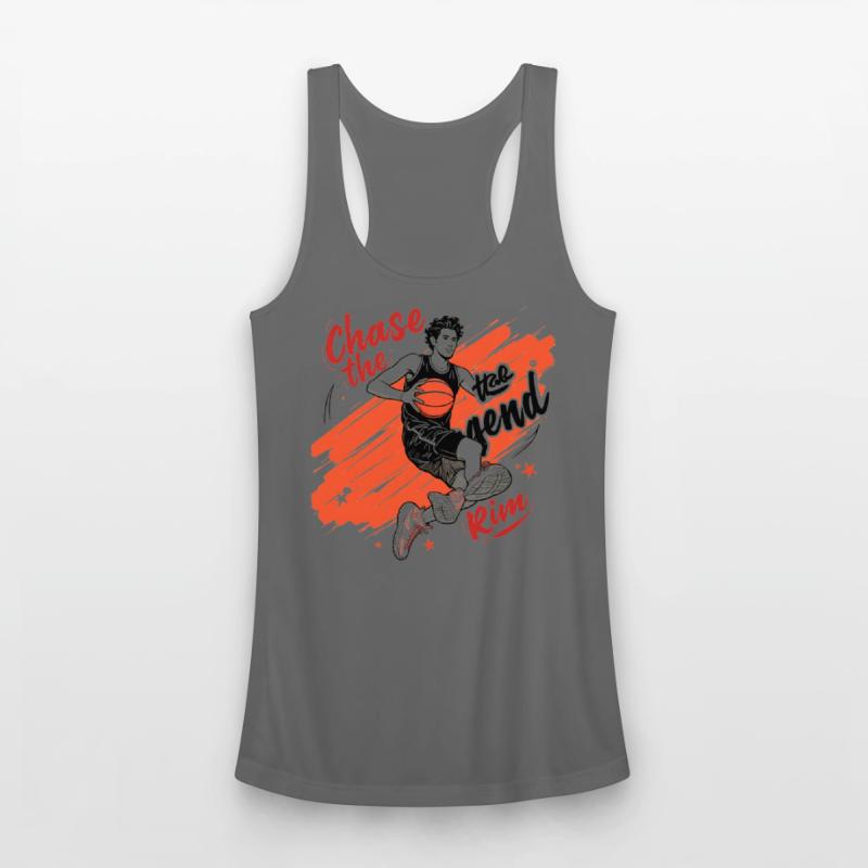 Dynamic Basketball Chaser Illustration