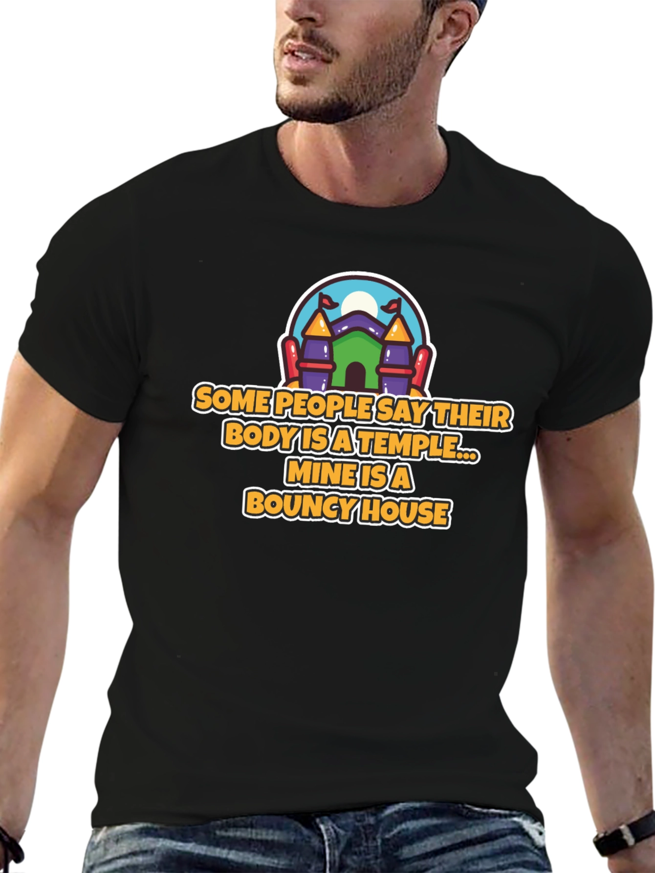 Bouncy House Temple T-Shirt