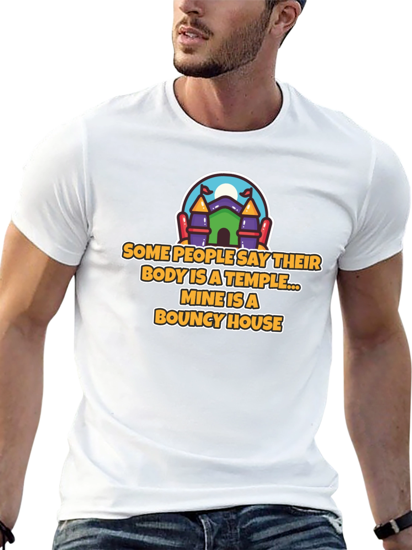 Bouncy House Temple T-Shirt