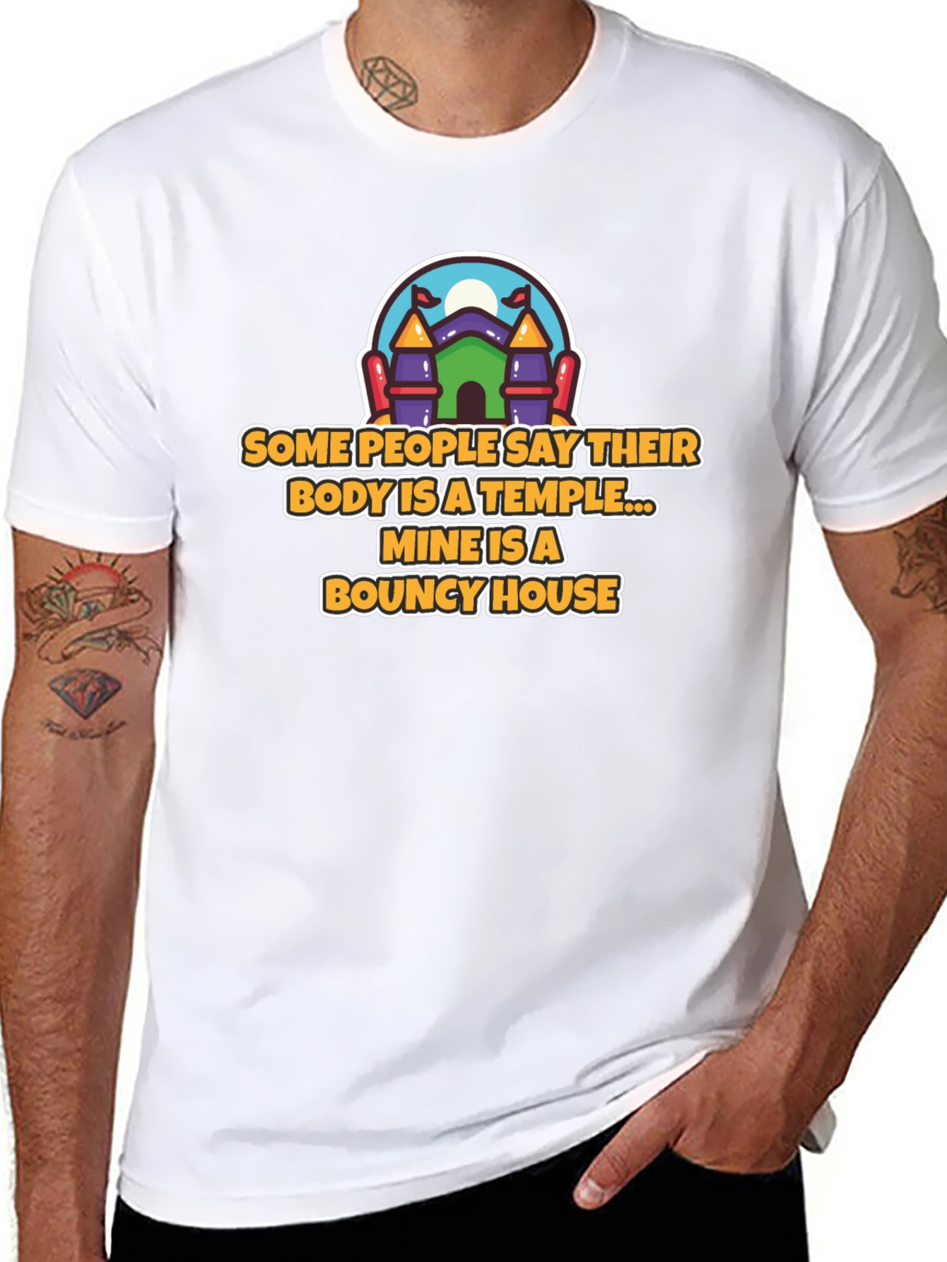 Bouncy House Temple T-Shirt