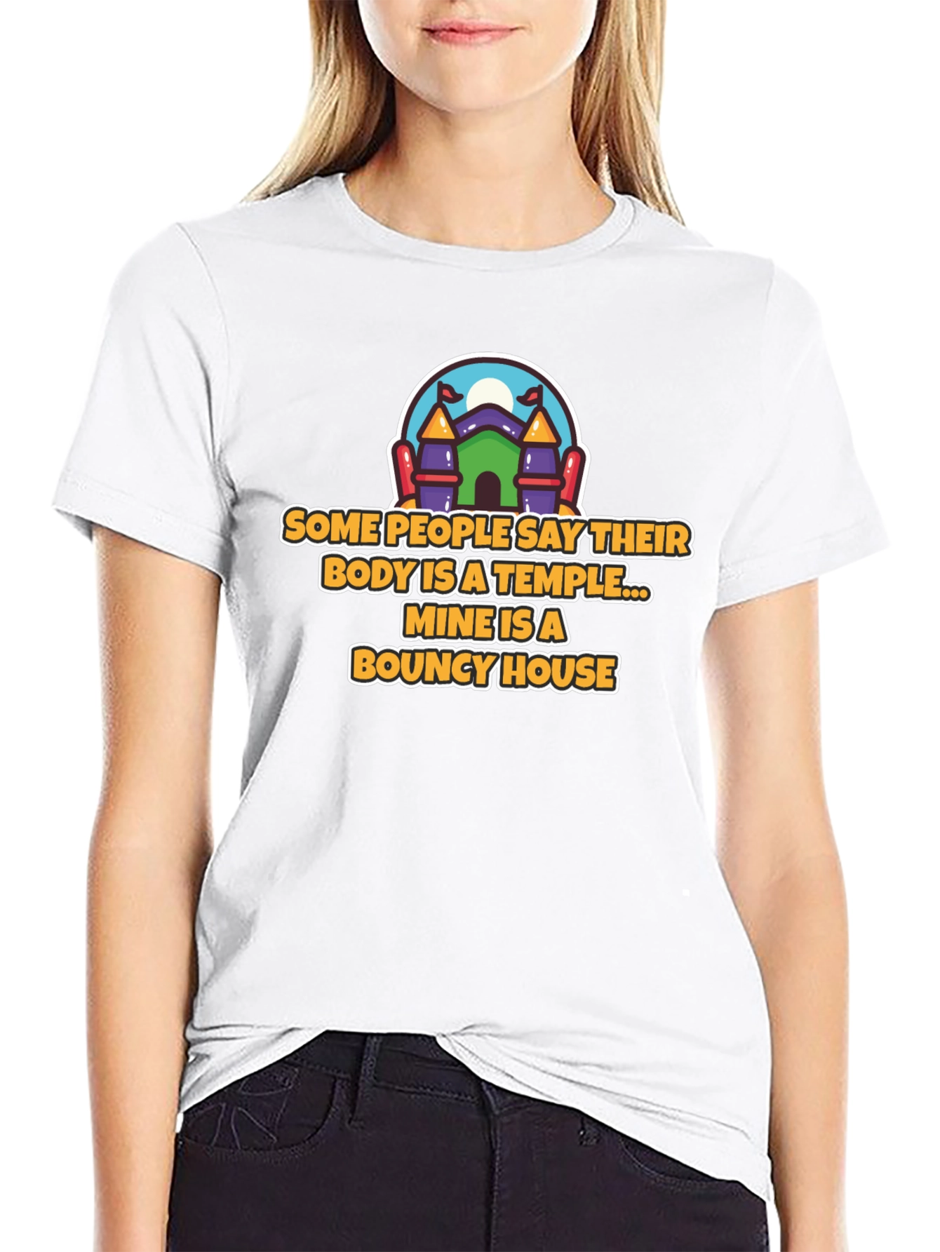 Bouncy House Temple T-Shirt
