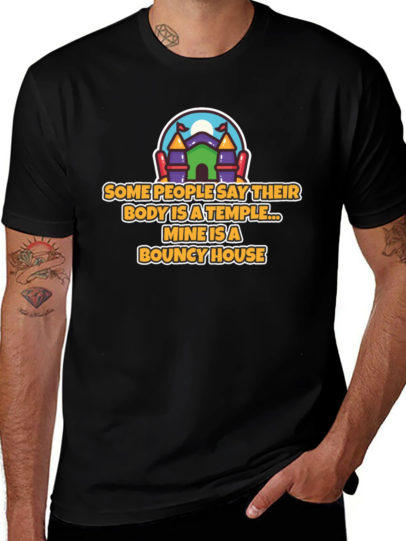 Bouncy House Temple T-Shirt
