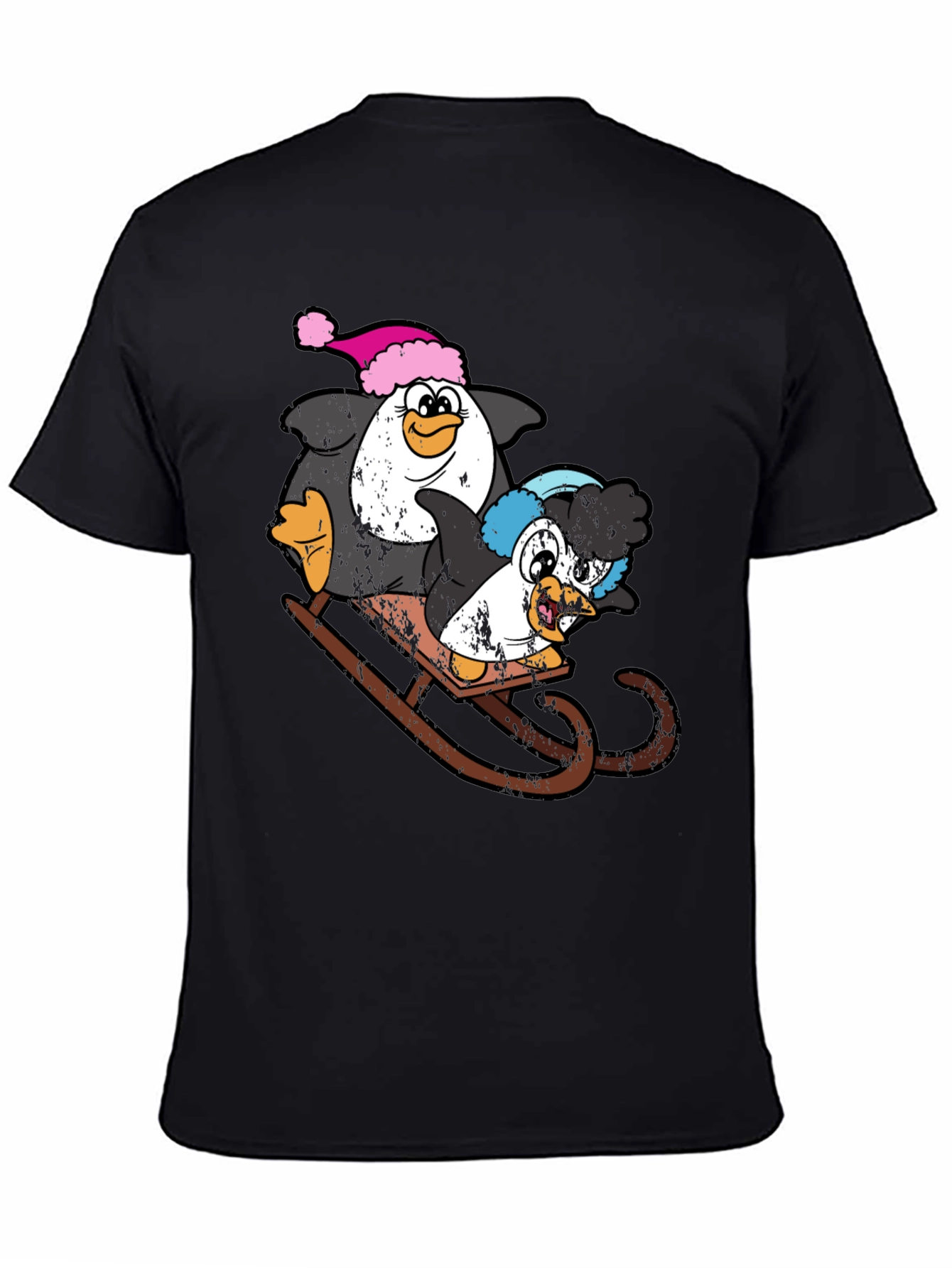 Penguin Sledding T-Shirt