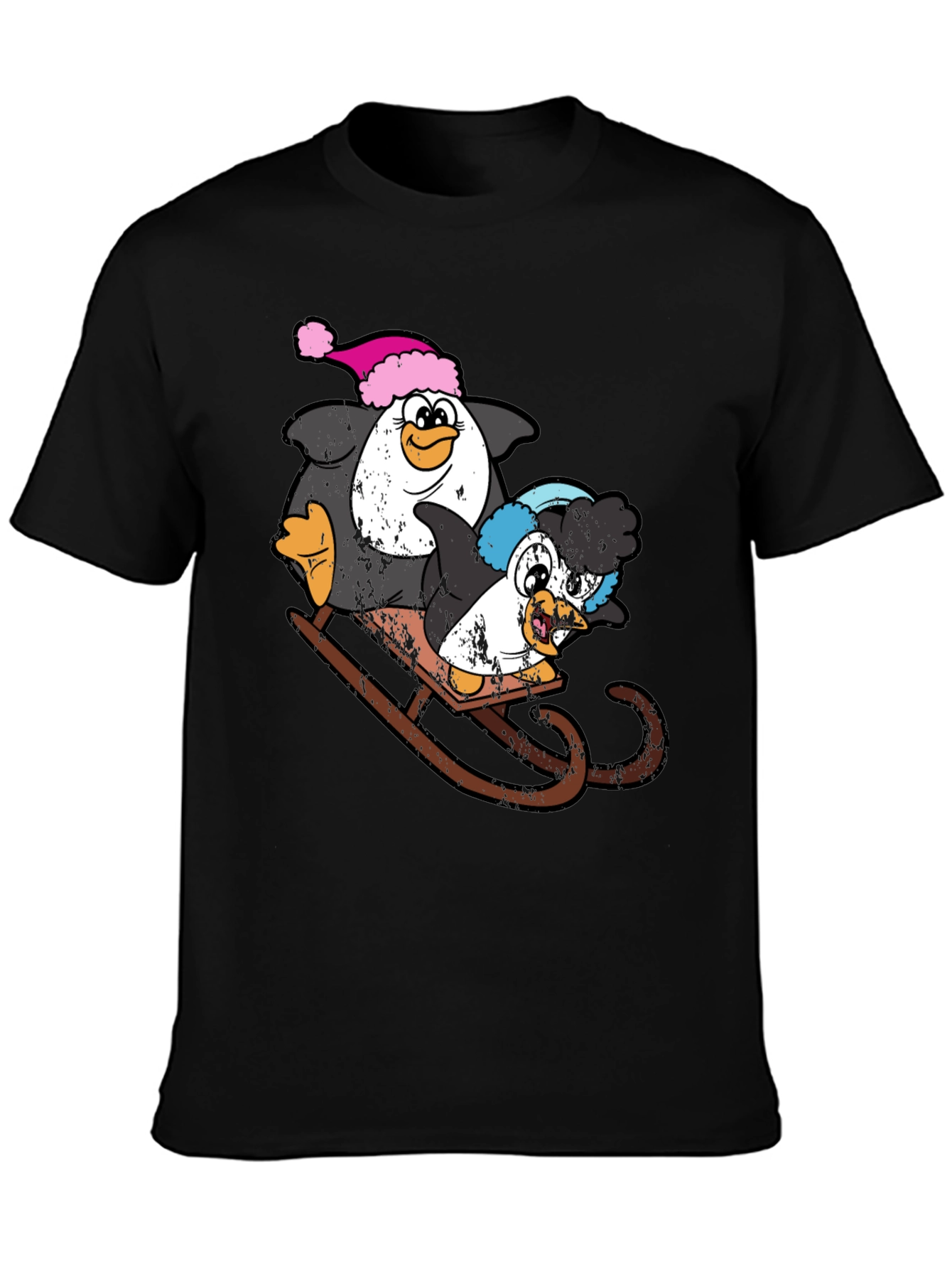 Penguin Sledding T-Shirt