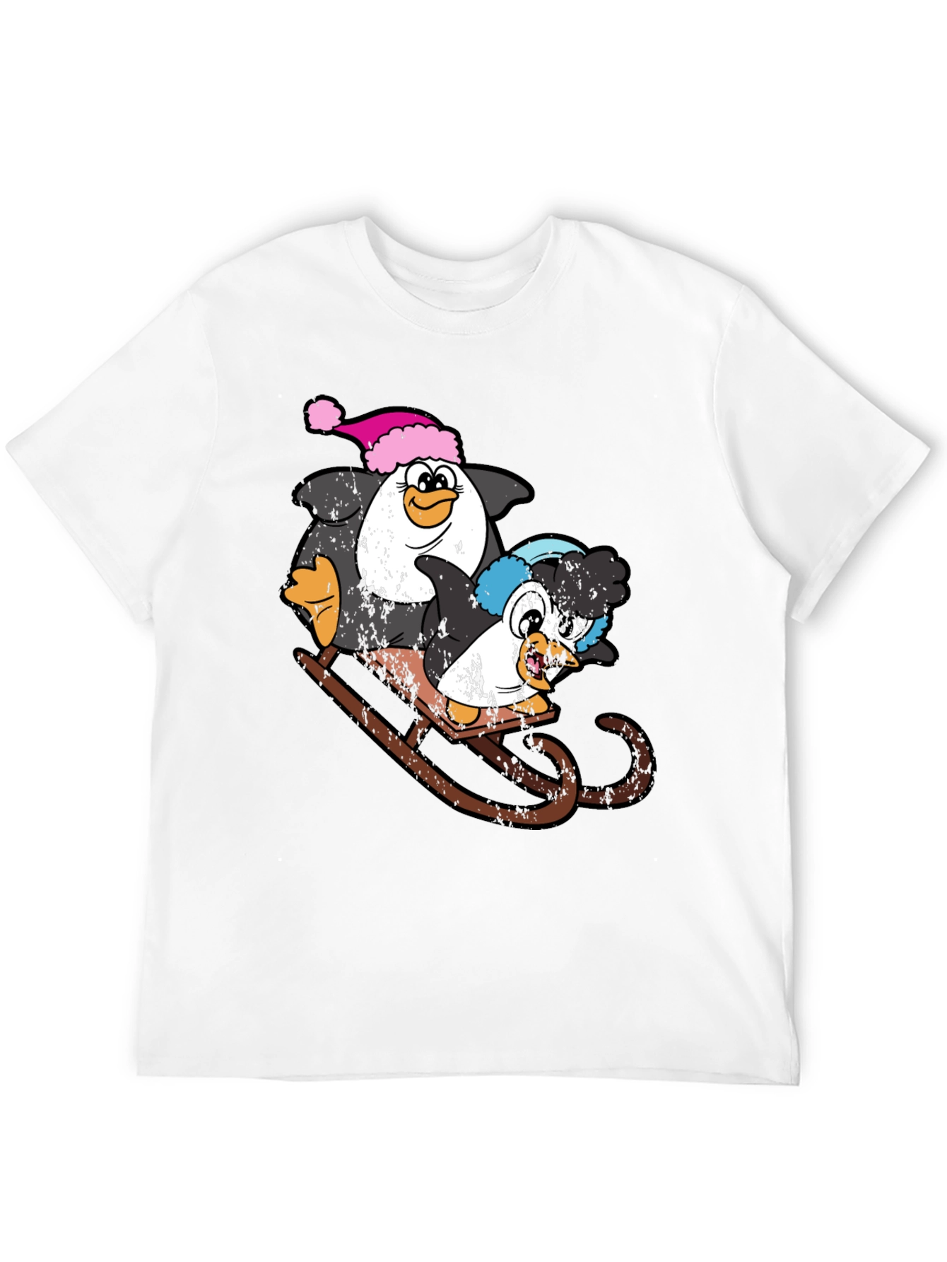 Penguin Sledding T-Shirt