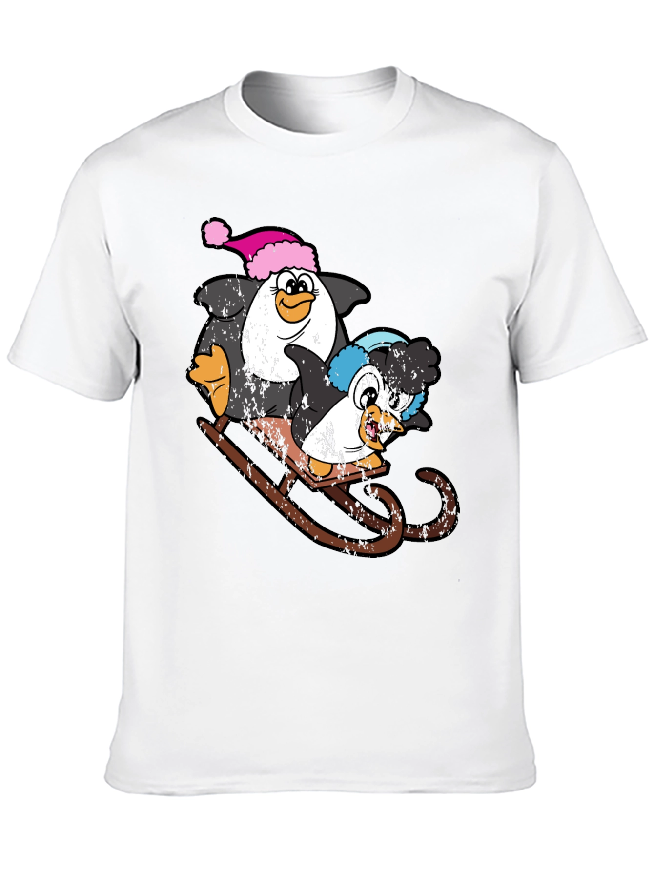 Penguin Sledding T-Shirt