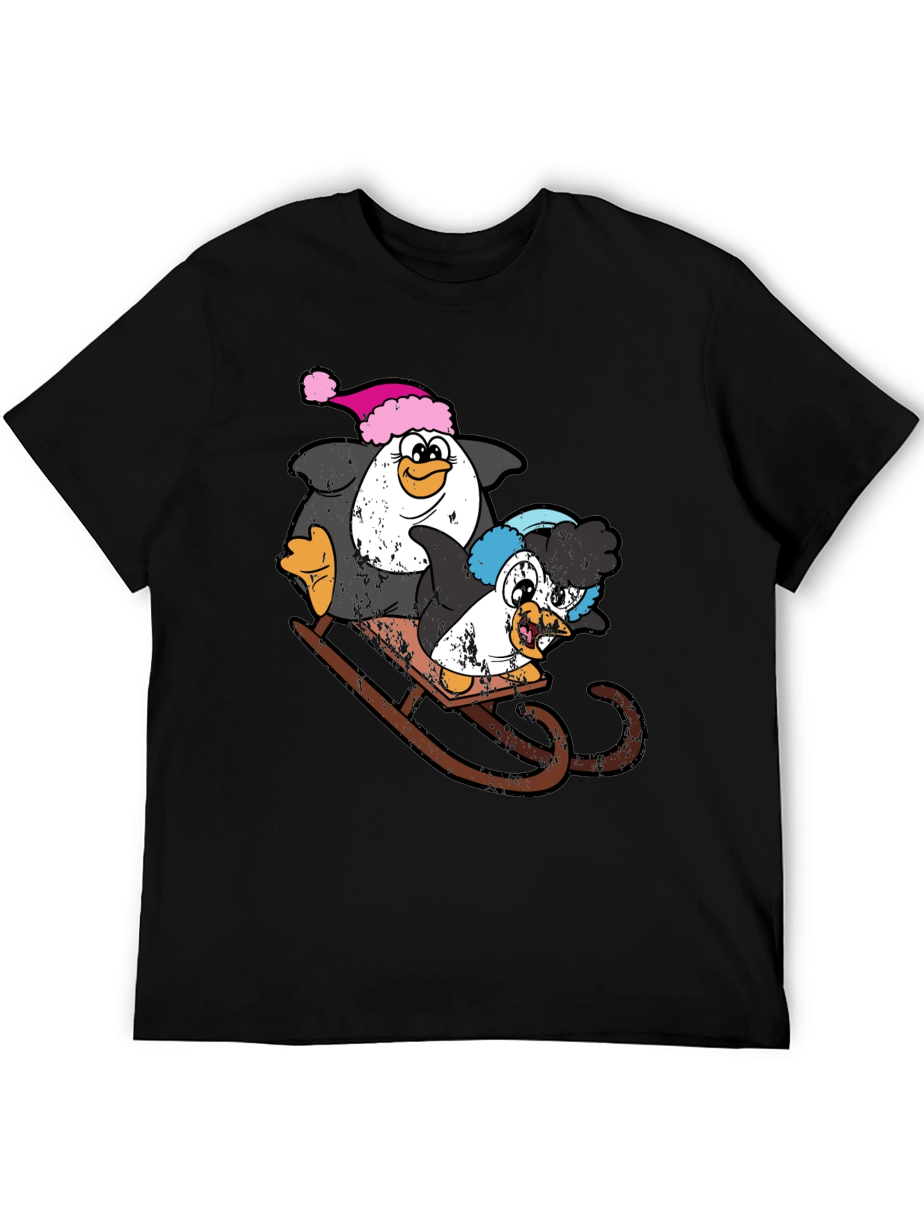 Penguin Sledding T-Shirt
