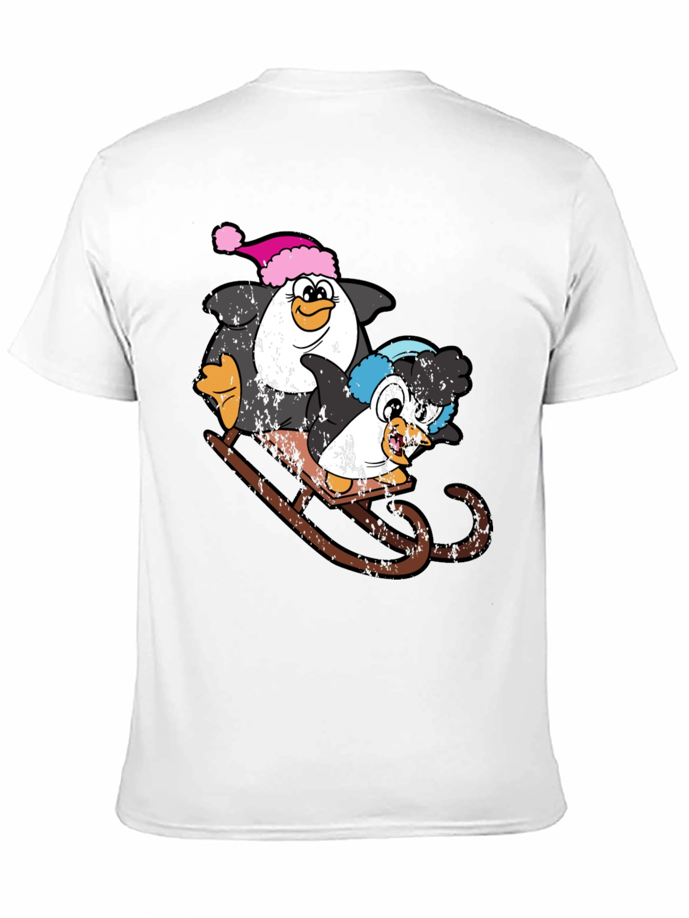 Penguin Sledding T-Shirt