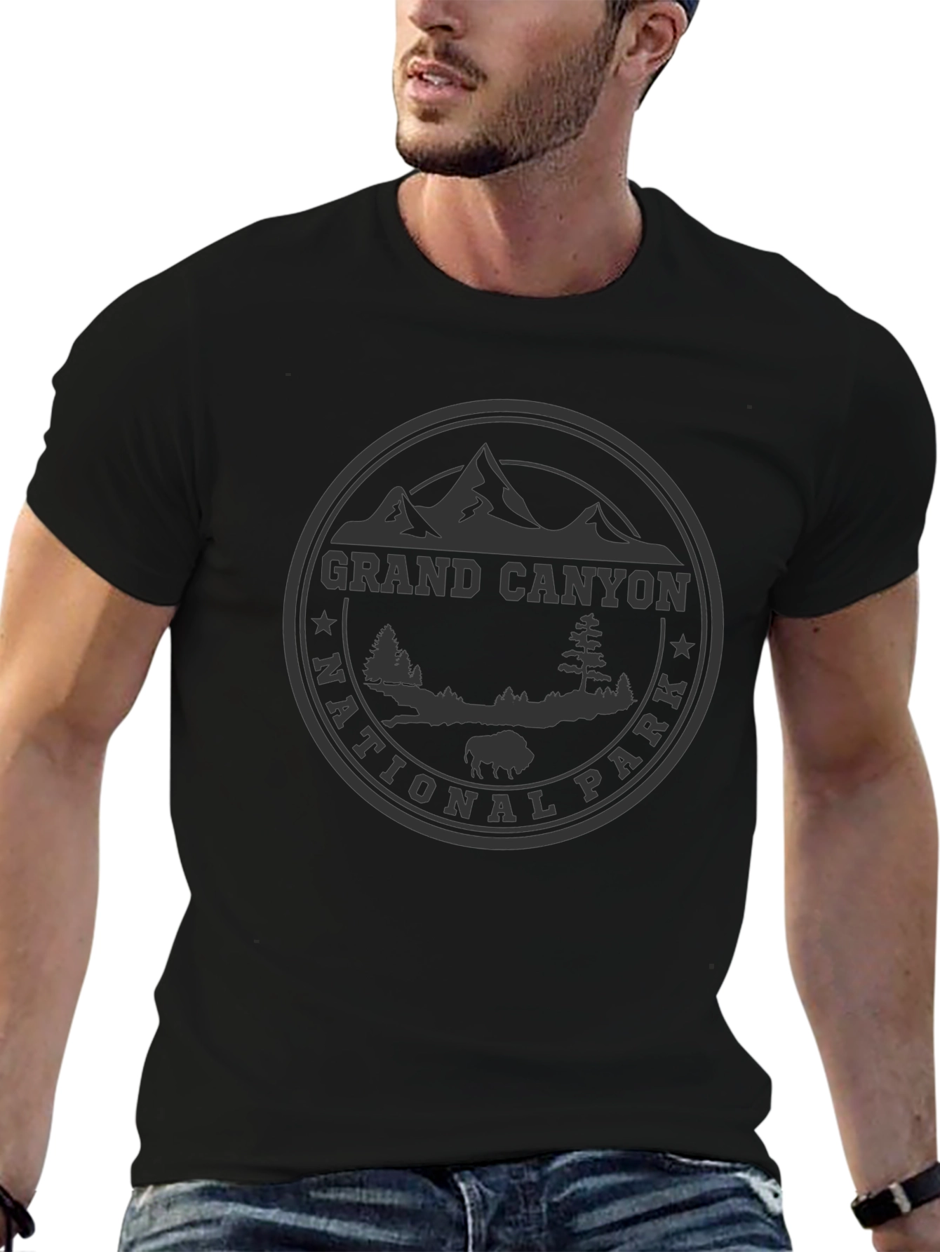 Grand Canyon National Park Black Graphic Tee
