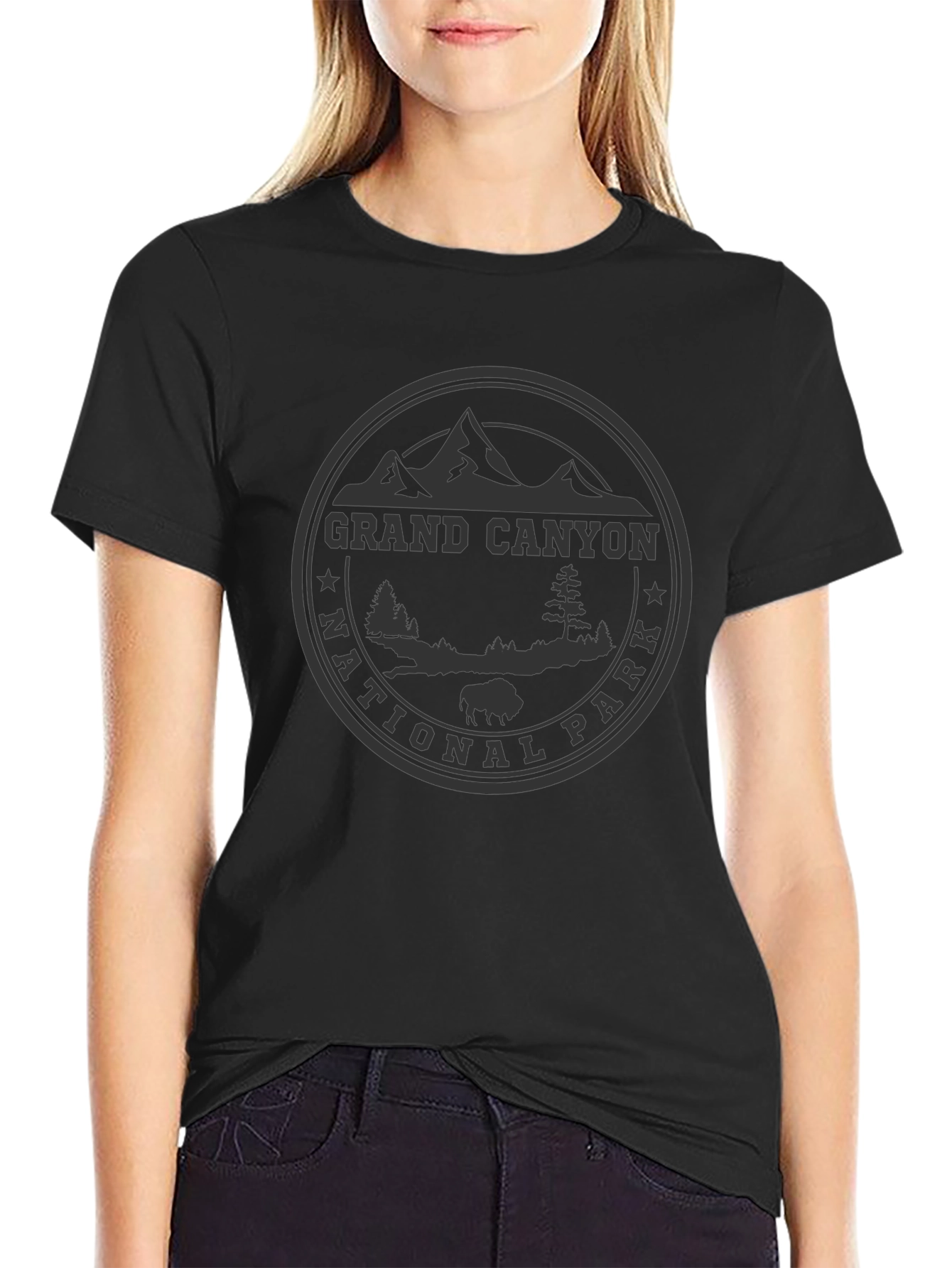 Grand Canyon National Park Black Graphic Tee