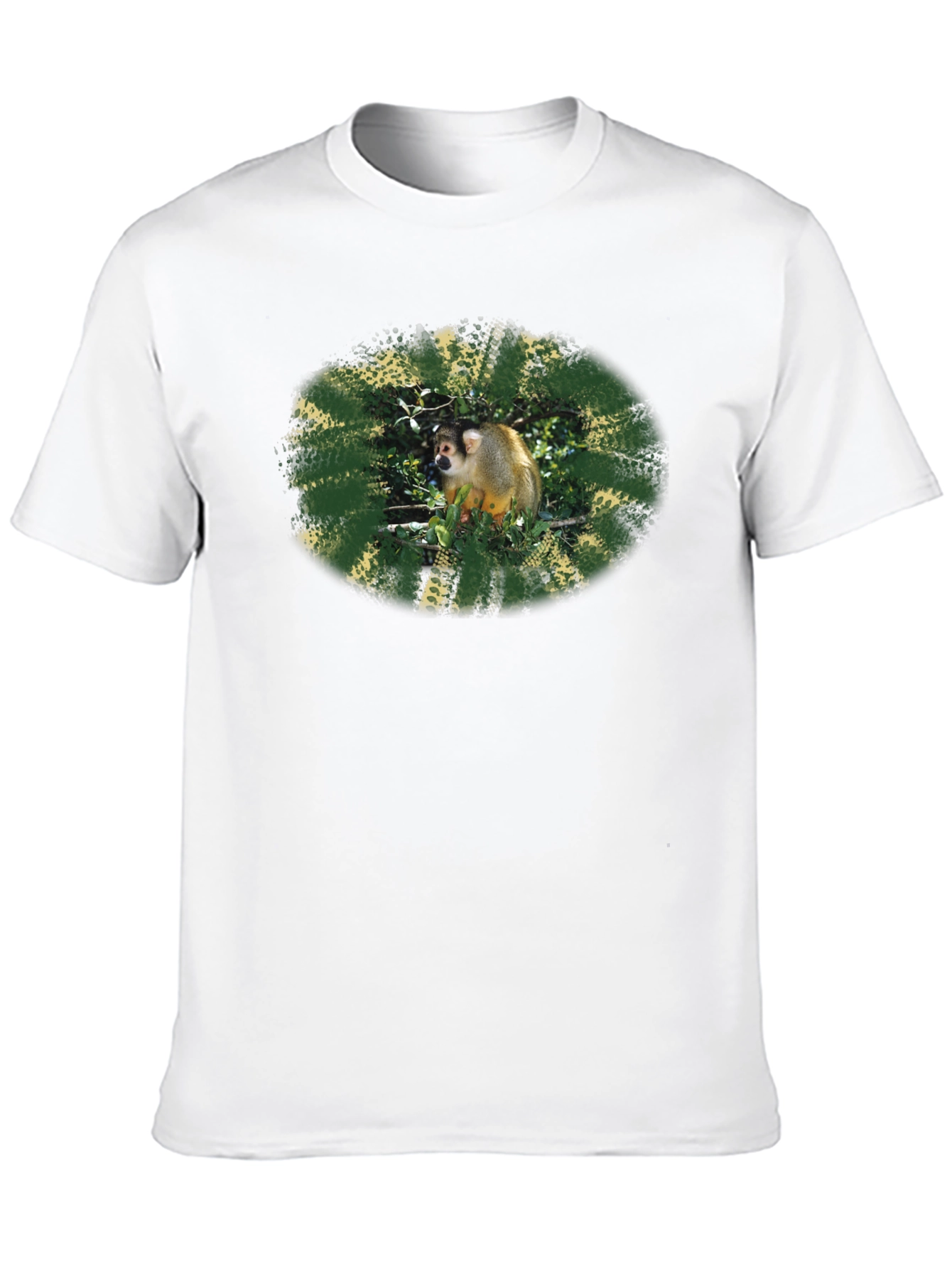 Monkey Graphic Black T-Shirt