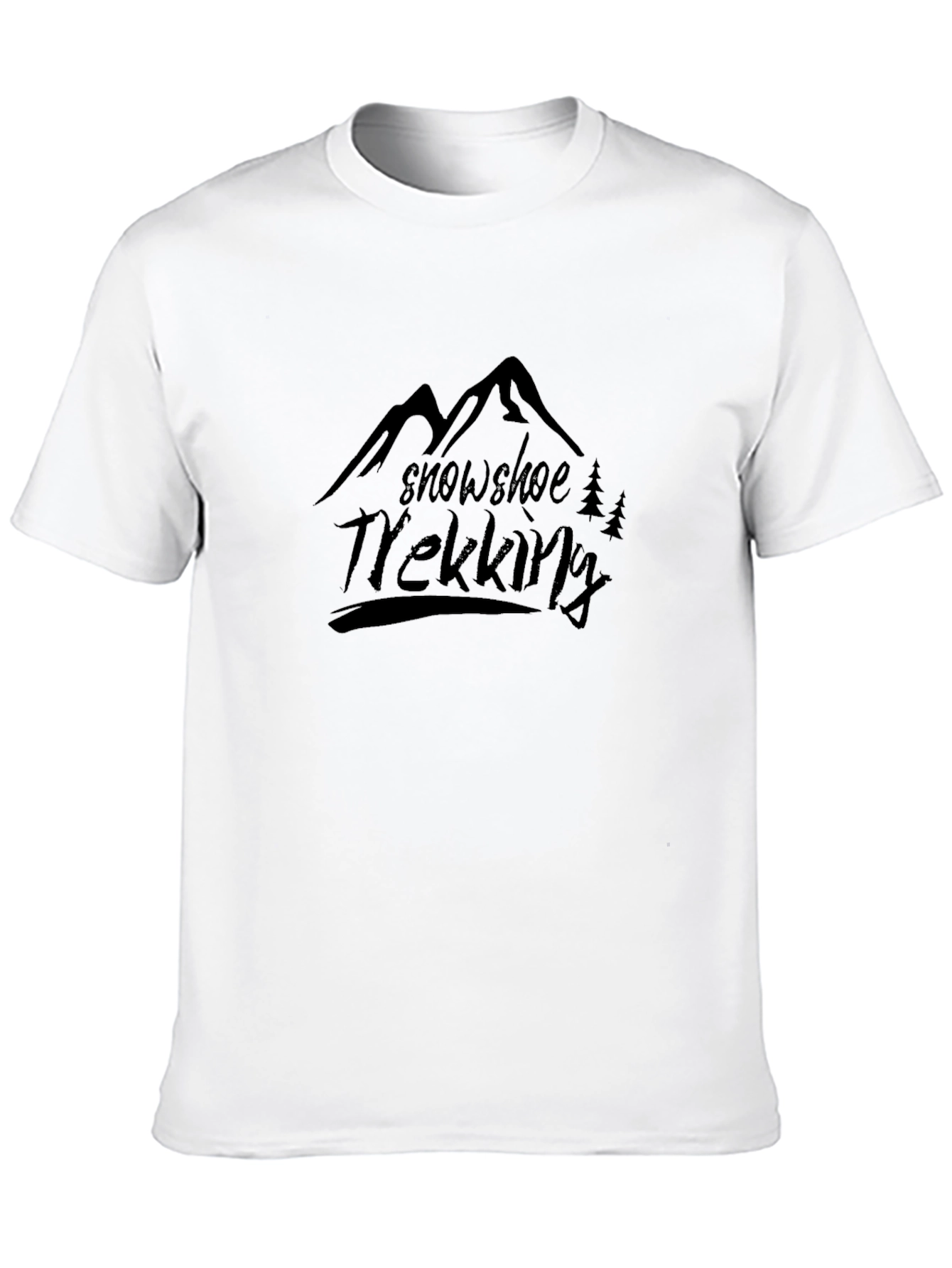 Snowshoe Trekking Black Graphic Tee